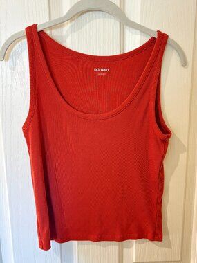 Old Navy Ribbed Crop Tank Top L